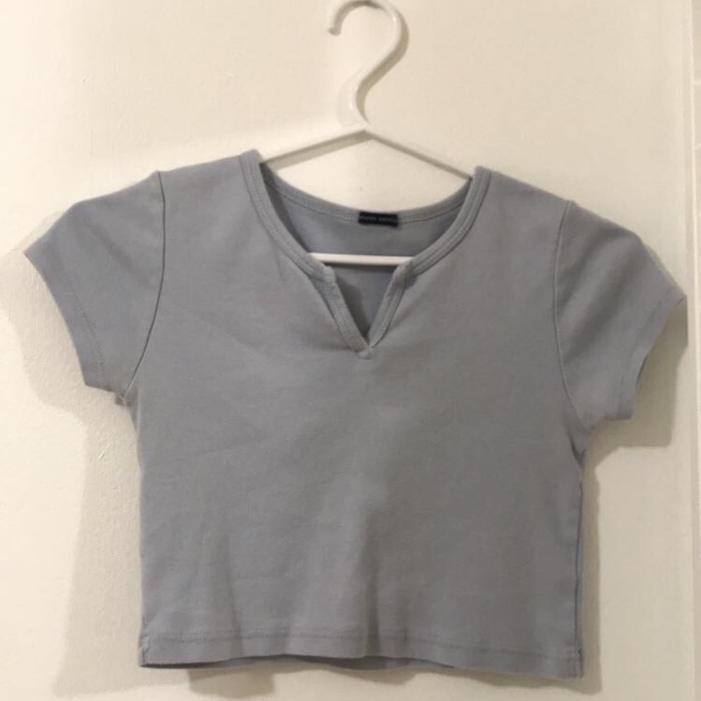 brandy melville blue ashlyn top
